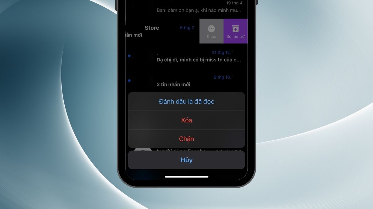 Có thể xóa nhiều tin nhắn Messenger cùng lúc trên iPhone không?