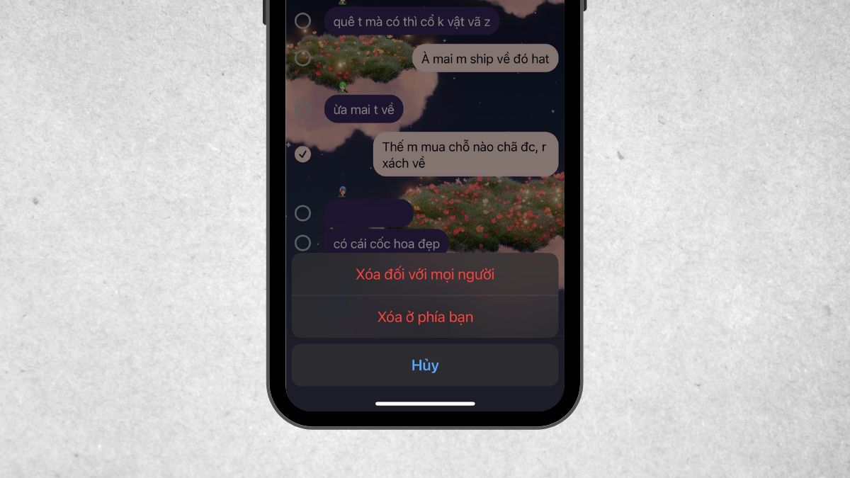 Cơ chế xóa tin nhắn mã hóa đầu cuối trên iPhone