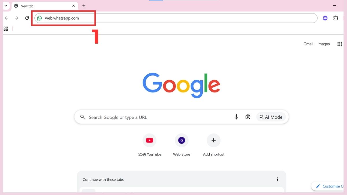 Cách xóa tin nhắn trên WhatsApp trên máy tính - bước 1
