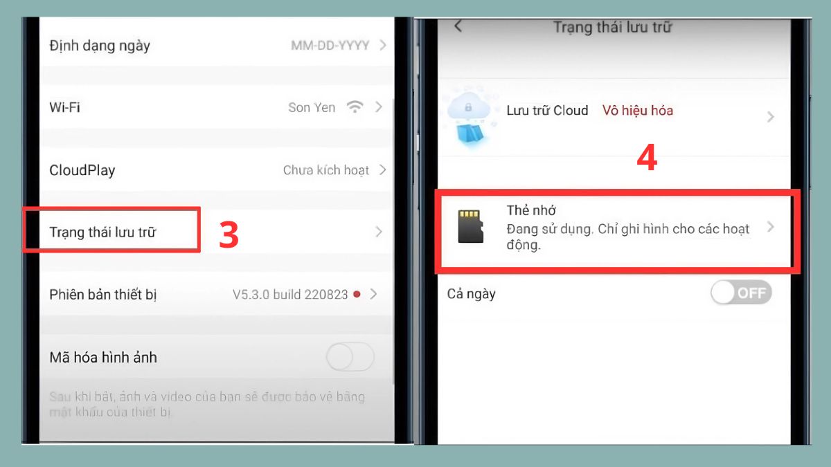 Cách xoá video trên từng dòng camera Ezviz - bước 2