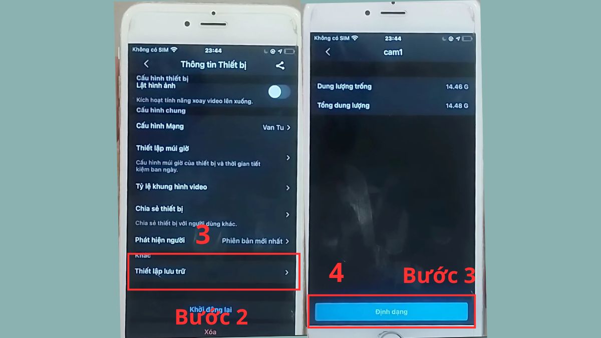 Cách xoá video trên từng dòng camera Dahua - bước 3