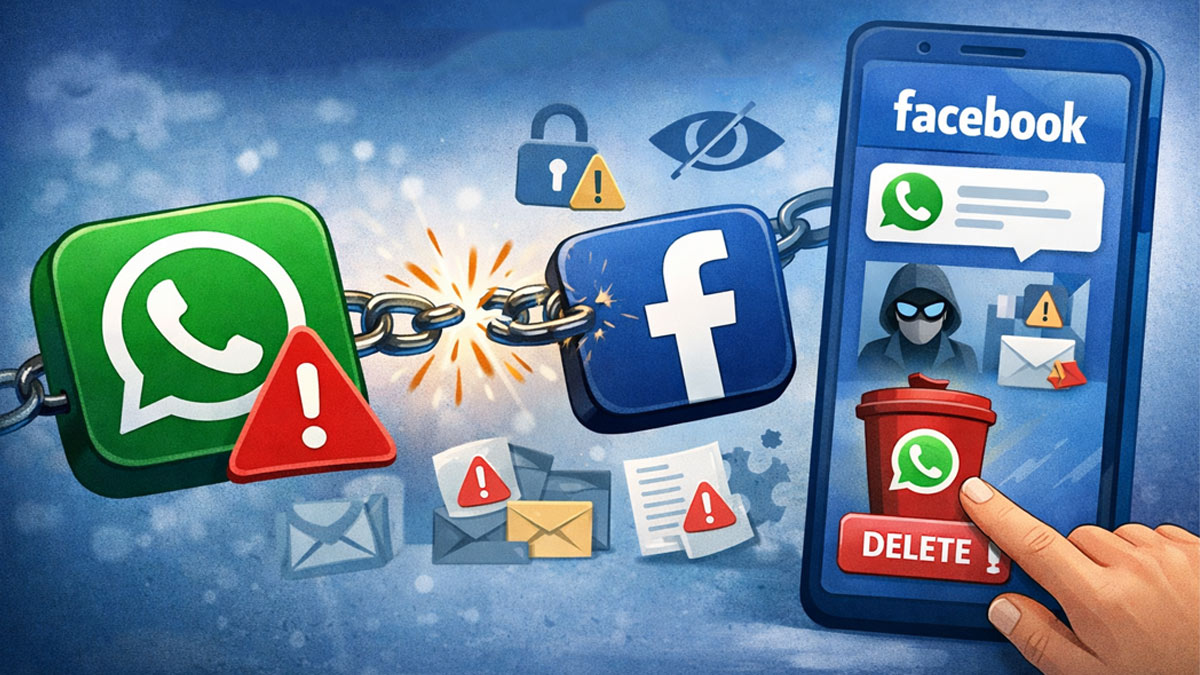 Khi nào cần xóa WhatsApp trên Facebook?