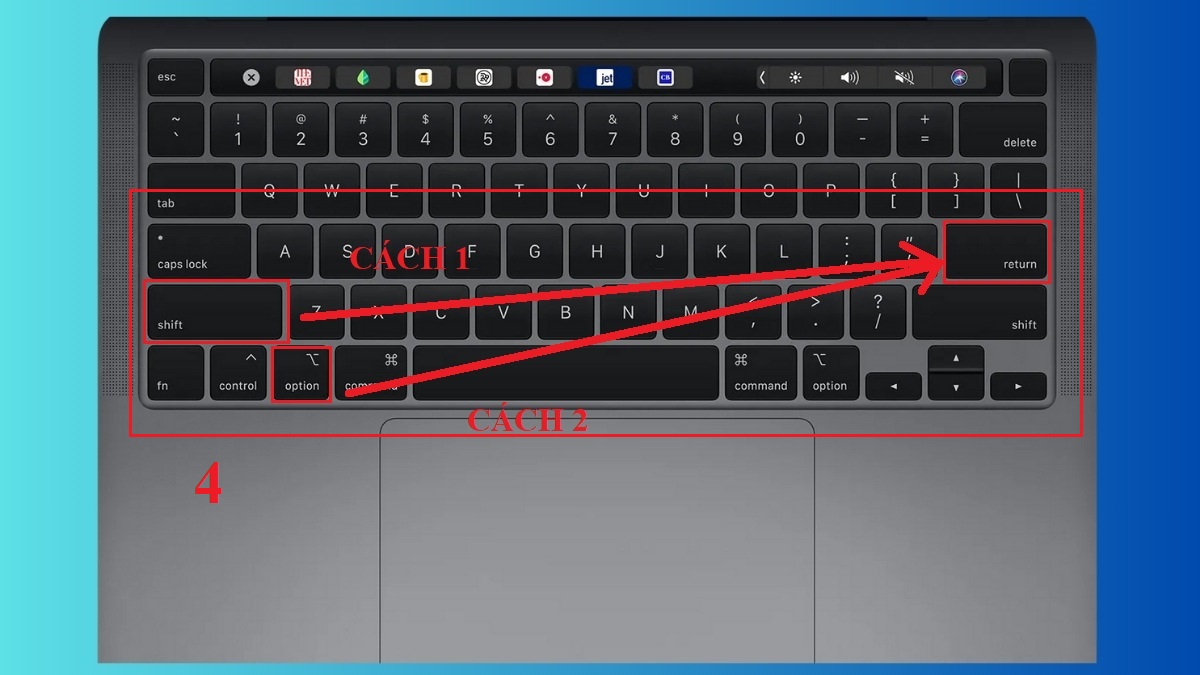 Xuống dòng trong Zalo trên máy tính Mac - bước 4