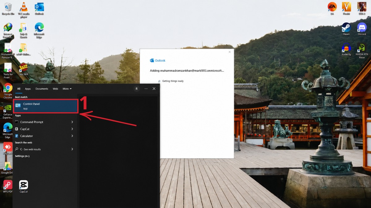 Cách cài đặt mail Outlook tự động (Exchange, Microsoft 365) - bước 1