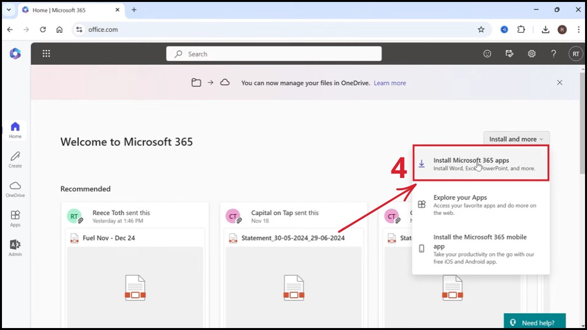 Cài đặt Outlook lần đầu trên Windows - bước 3.2