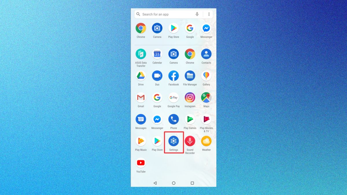 Cách cài đặt trực tiếp tiếng Việt cho điện thoại Android - bước 1