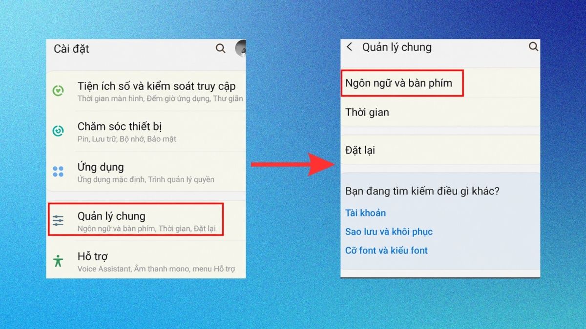 Cách cài đặt bàn phím gõ tiếng Việt trên Android - bước 2
