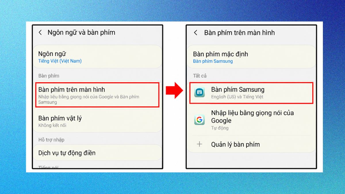 Cách cài đặt bàn phím gõ tiếng Việt trên Android - bước 3