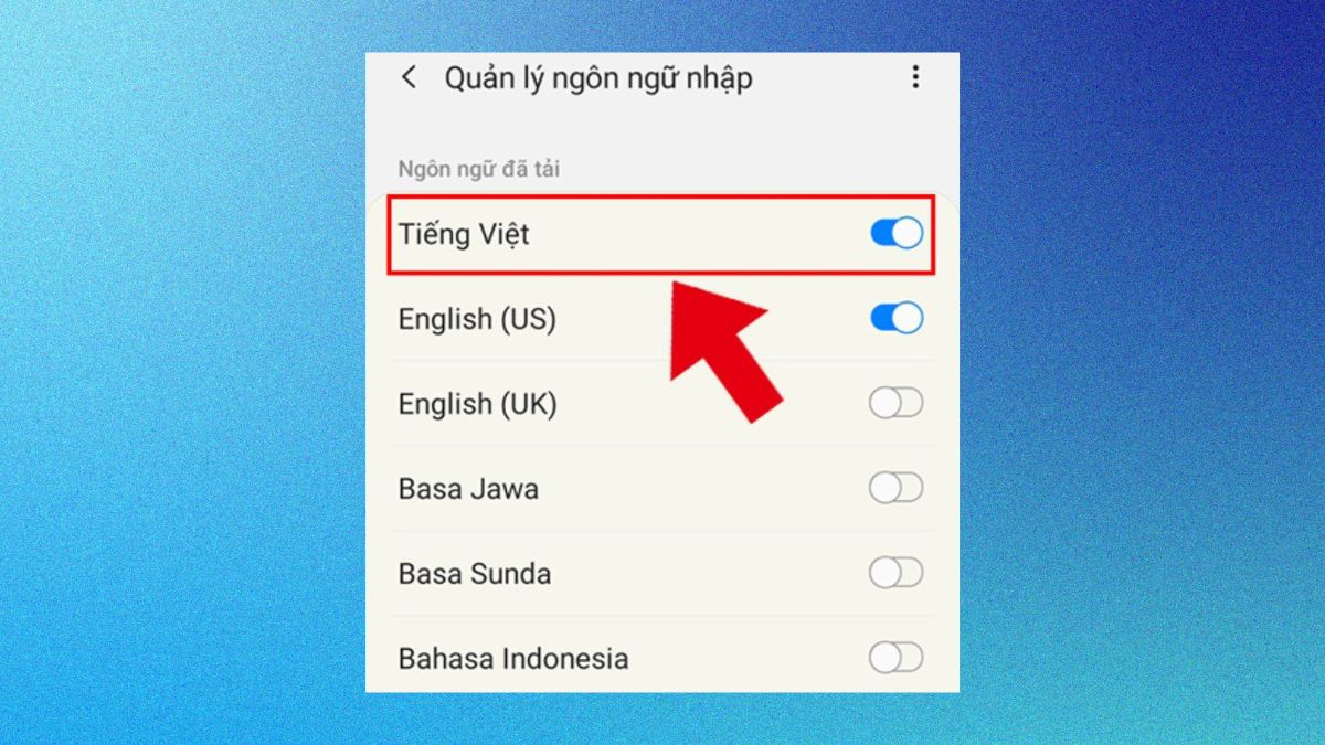 Cách cài đặt bàn phím gõ tiếng Việt trên Android - bước 5
