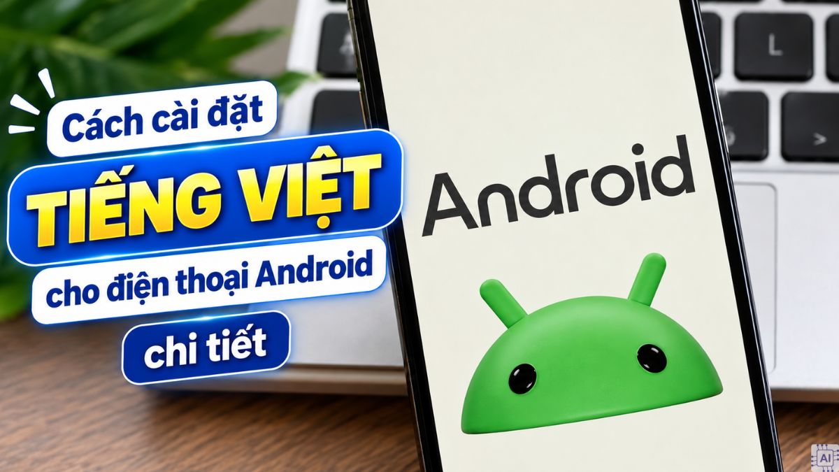 Cách cài đặt tiếng Việt cho điện thoại Android chi tiết