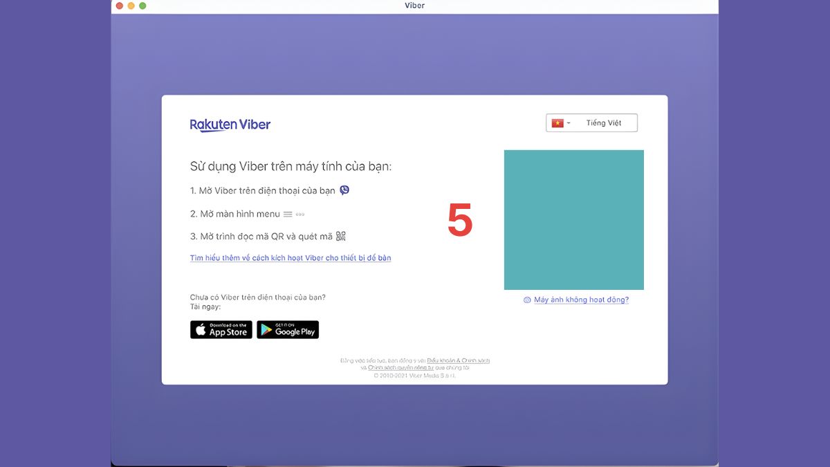 Tải và cài đặt Viber trên MacOS - bước 5