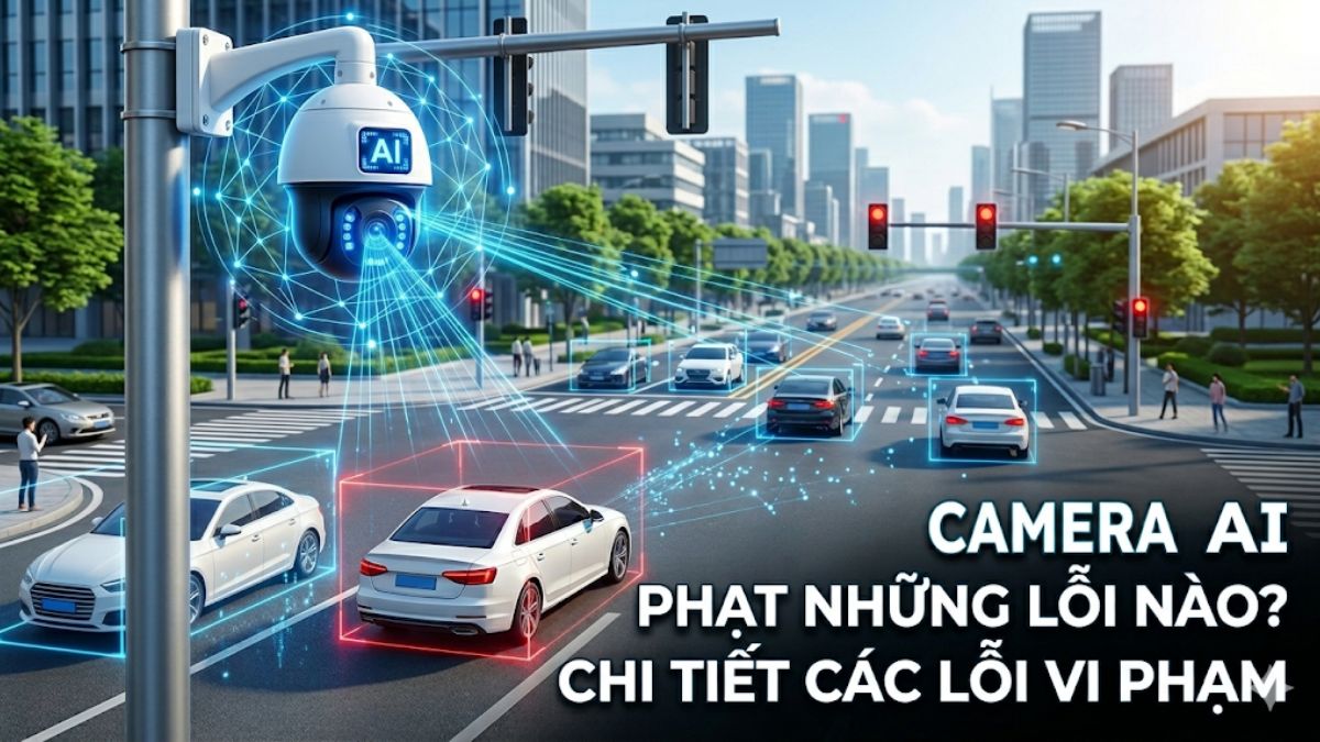 Camera AI phạt những lỗi nào? Chi tiết các lỗi vi phạm