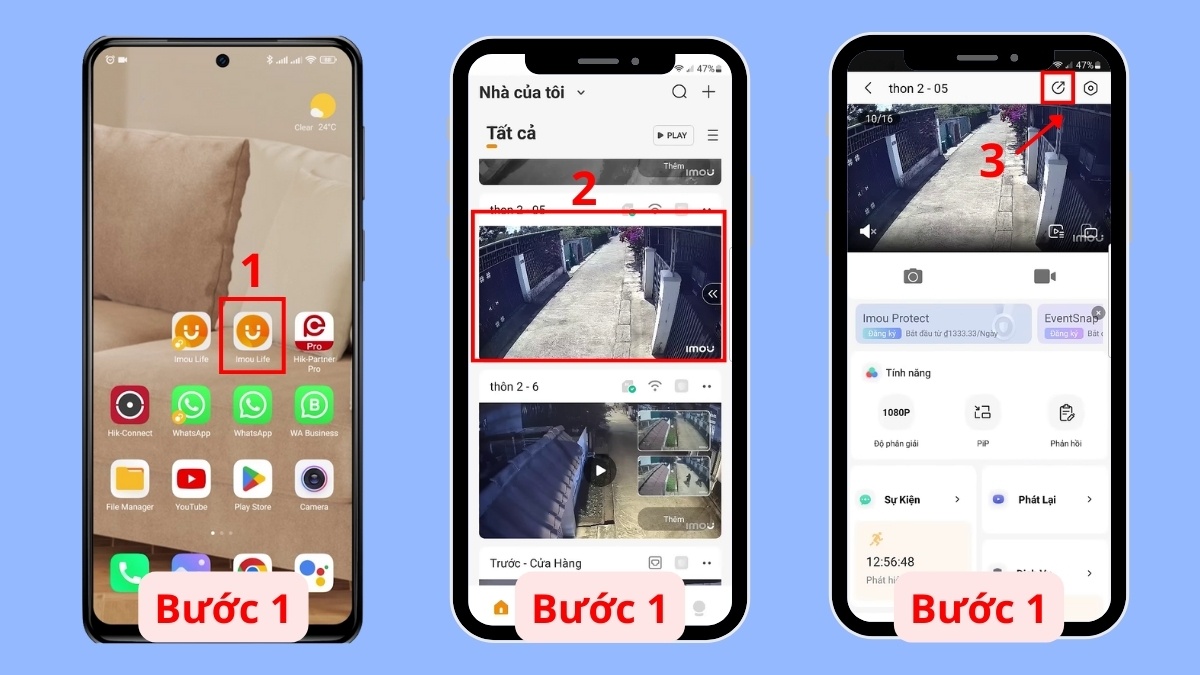 Cách chia sẻ camera Imou bằng mã QR - bước 1