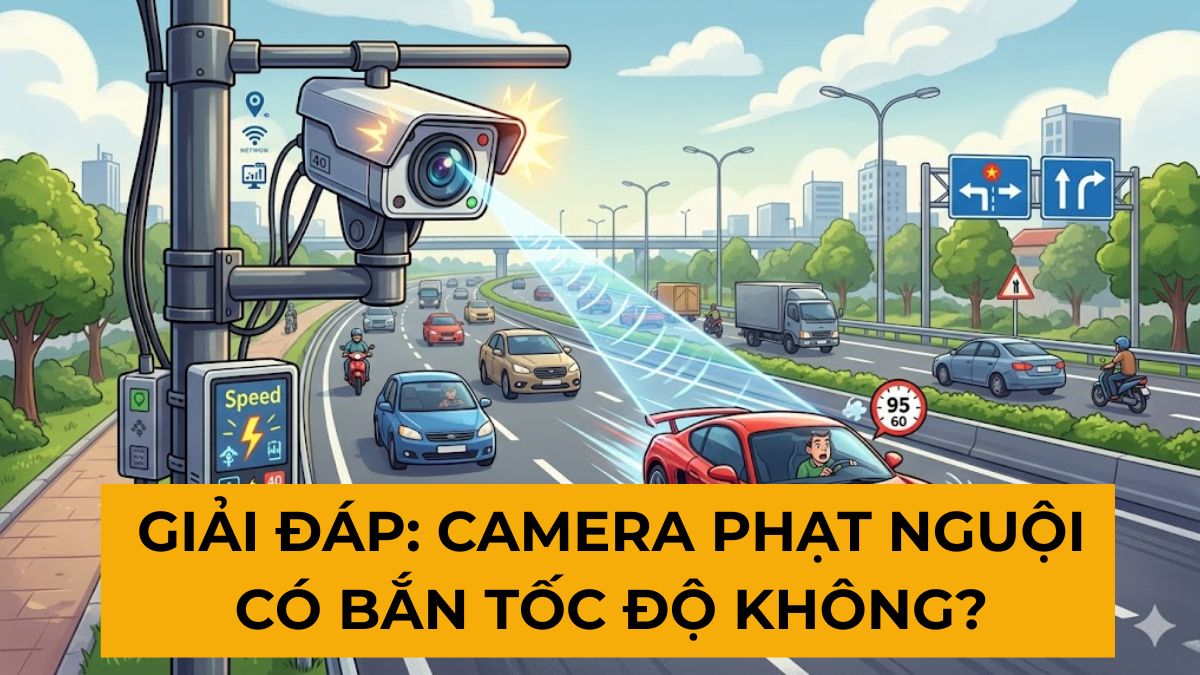 Giải đáp: Camera phạt nguội có bắn tốc độ không?