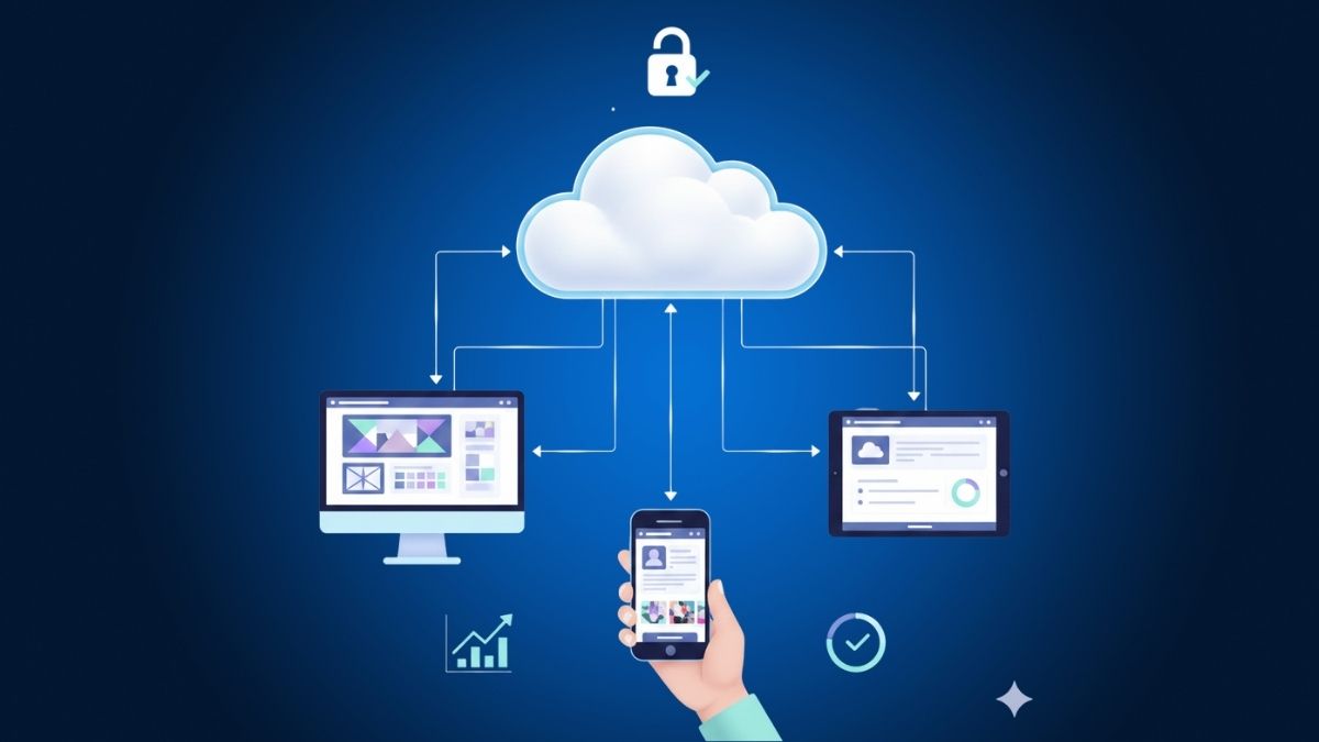 tính năng nổi trội của Canva - lưu trữ và truy cập mọi nơi