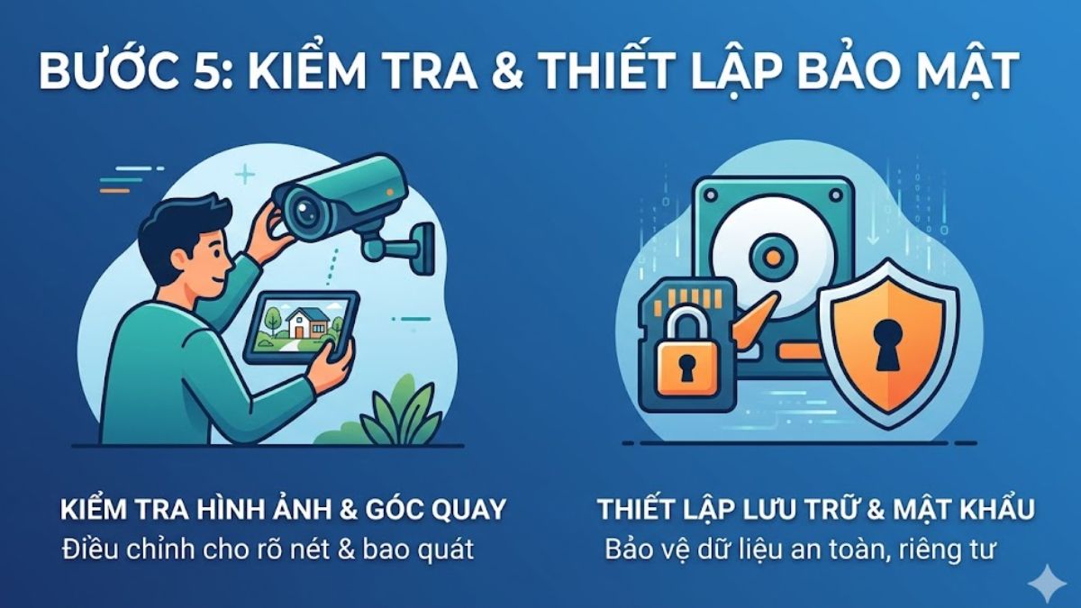 Cách lắp đặt camera CCTV cho người mới sử dụng - bước 5
