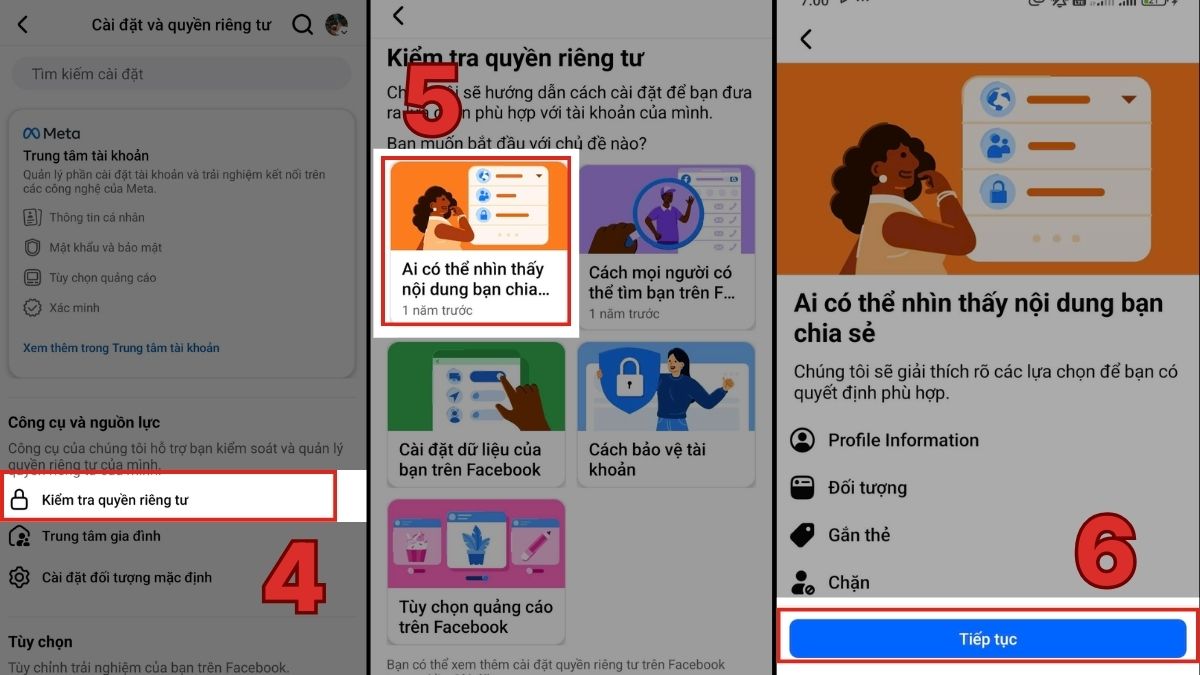 Cách bật chế độ công khai trên Facebook - mở bài viết công khai - bước 2