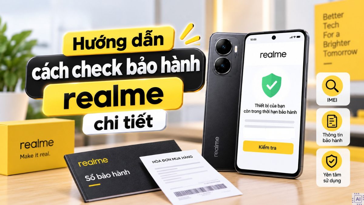 Hướng dẫn cách check bảo hành Realme chi tiết, chính xác