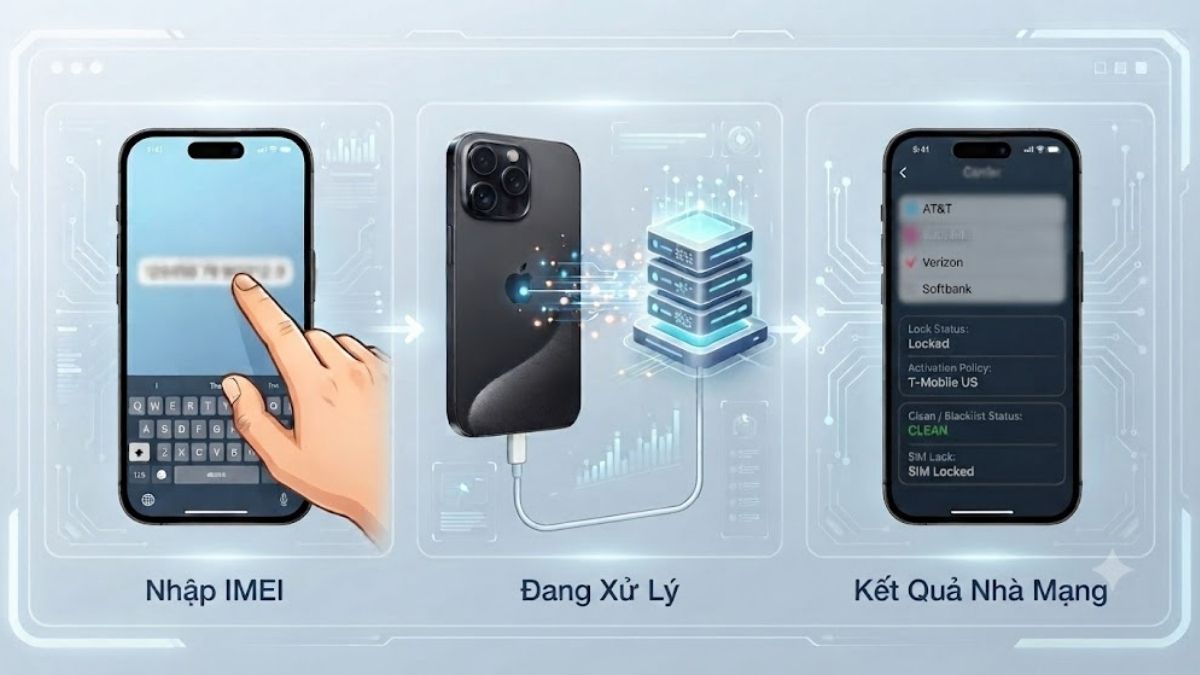 Hướng dẫn check IMEI iPhone thuộc nhà mạng nào