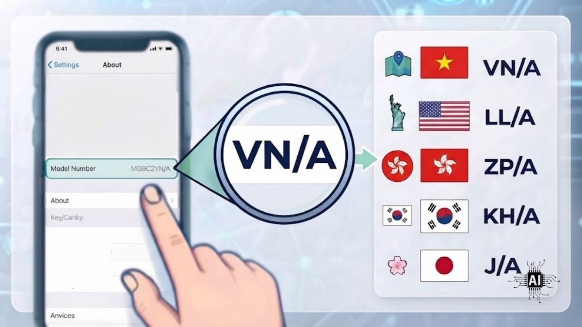 Cách đọc kiểu máy và giải mã ký tự xuất xứ iPhone