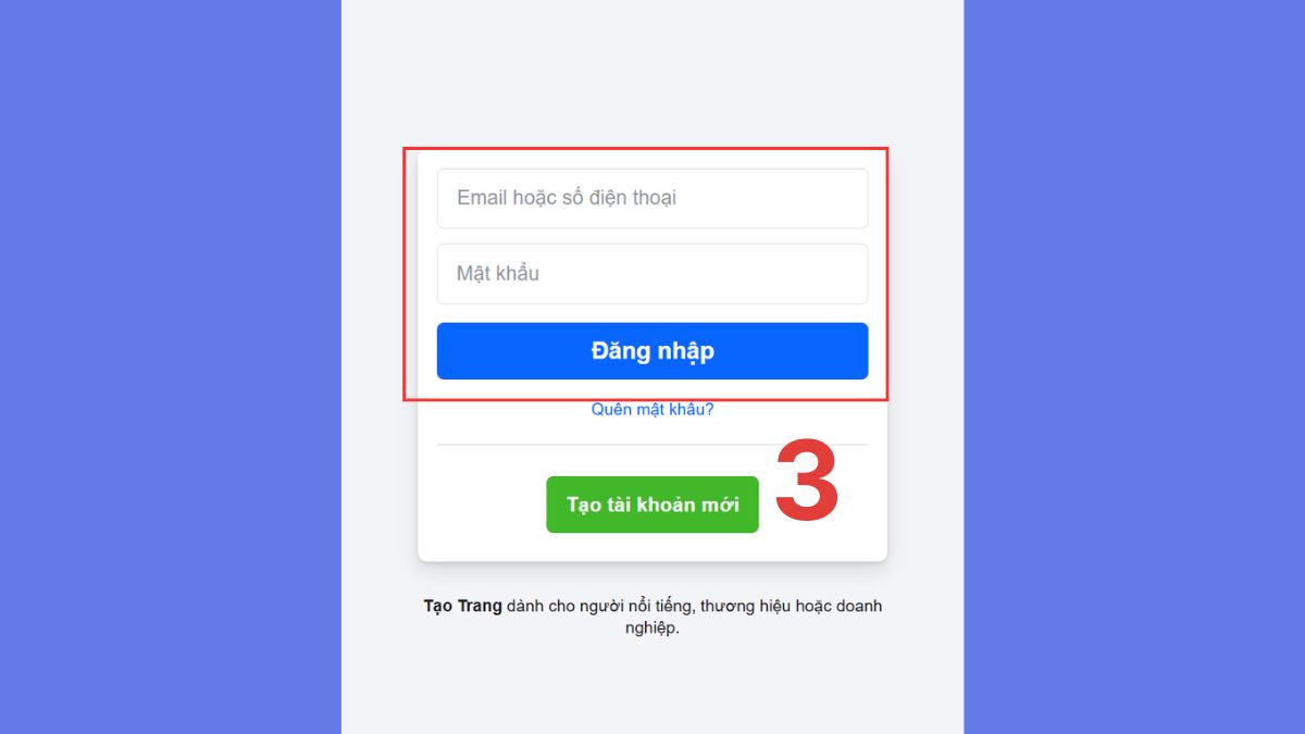 Cách chuyển đổi tài khoản Facebook trên máy tính - bước 3