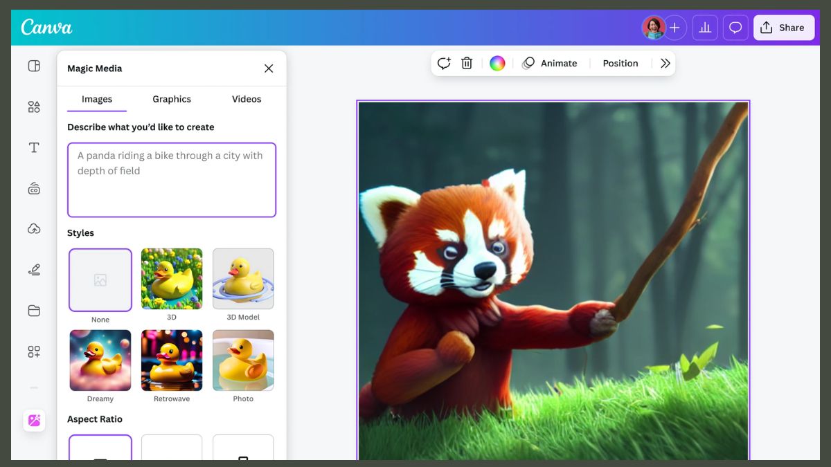 Công cụ AI tạo hình ảnh và thiết kế đồ họa chuyên nghiệp - canva ai image generator