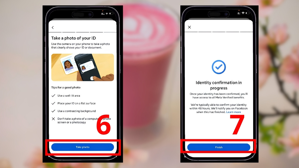 Đăng ký tích xanh Instagram qua Meta Verified - bước 4,5