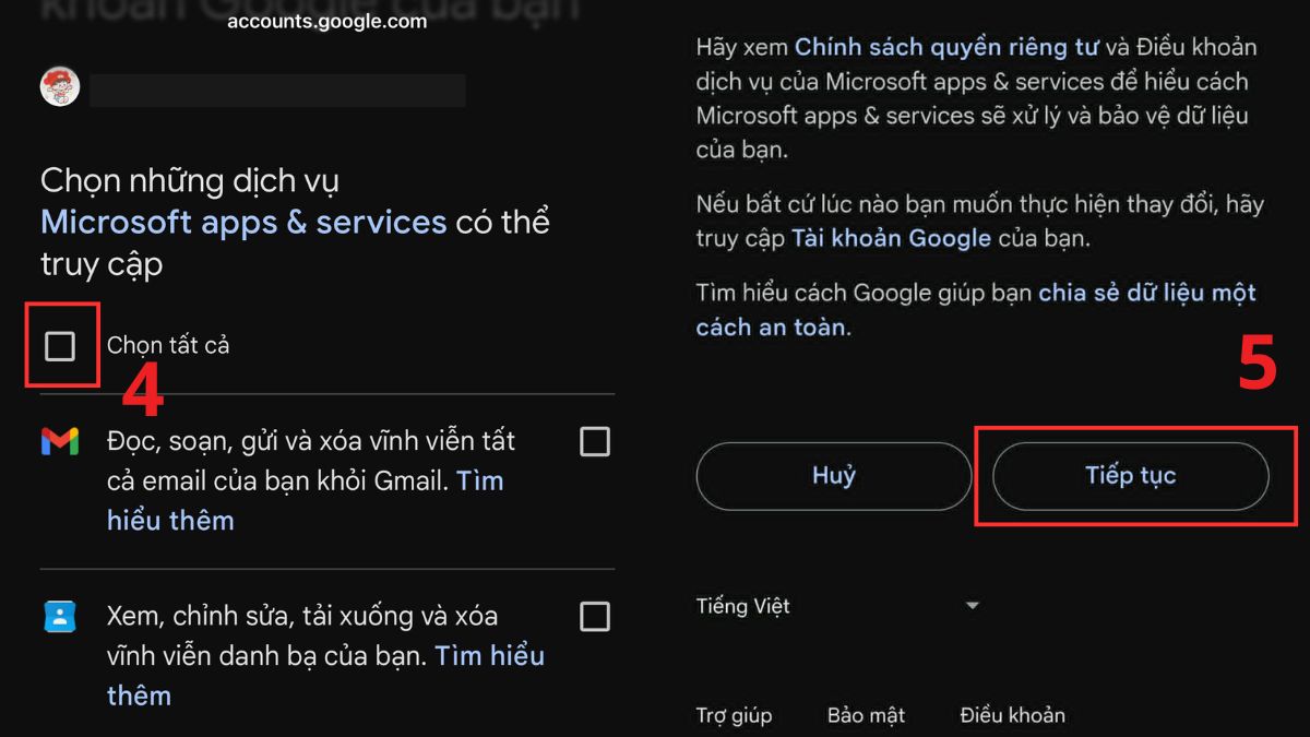 Cách đăng nhập Outlook trên điện thoại iphone - bước 3,4