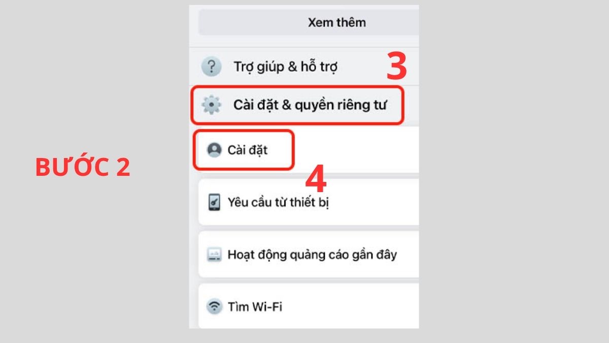 Cách hủy hoặc đổi liên kết TikTok với Facebook - bước 2