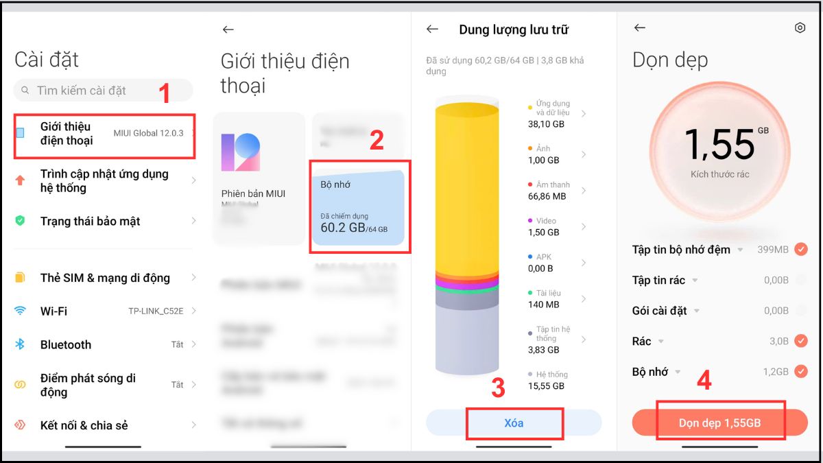 Khắc phục lỗi khi đăng video lên tin Facebook - bước 1