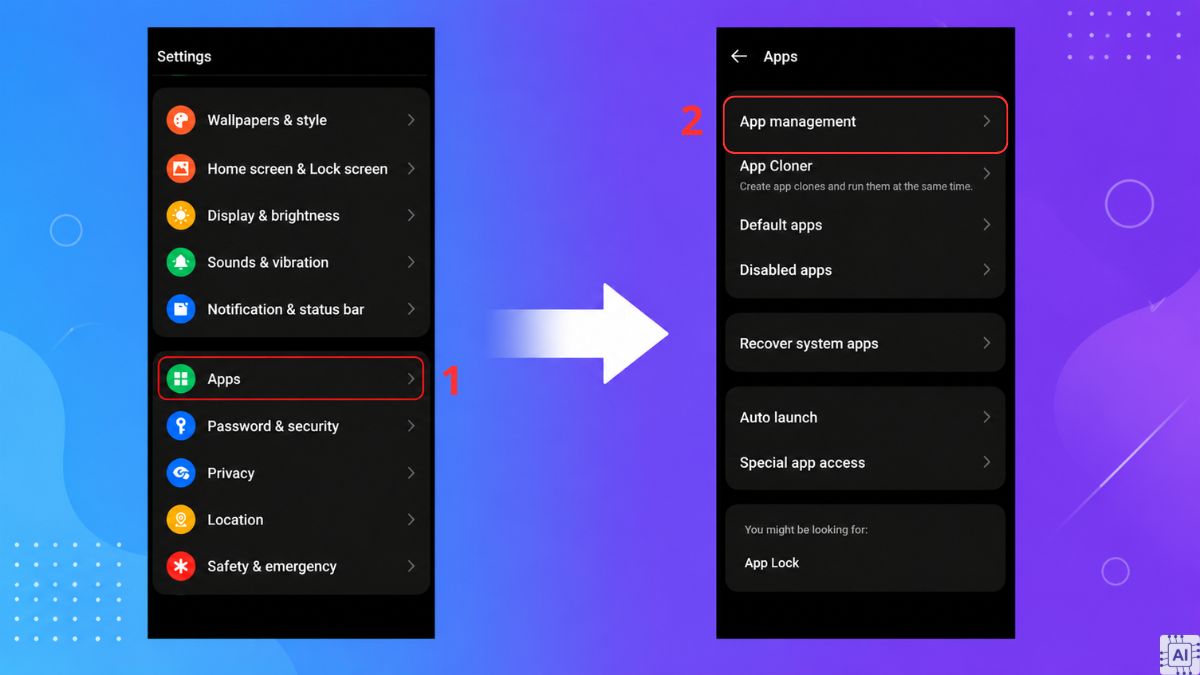 Cách vô hiệu hóa dịch vụ Google Play - bước 1 