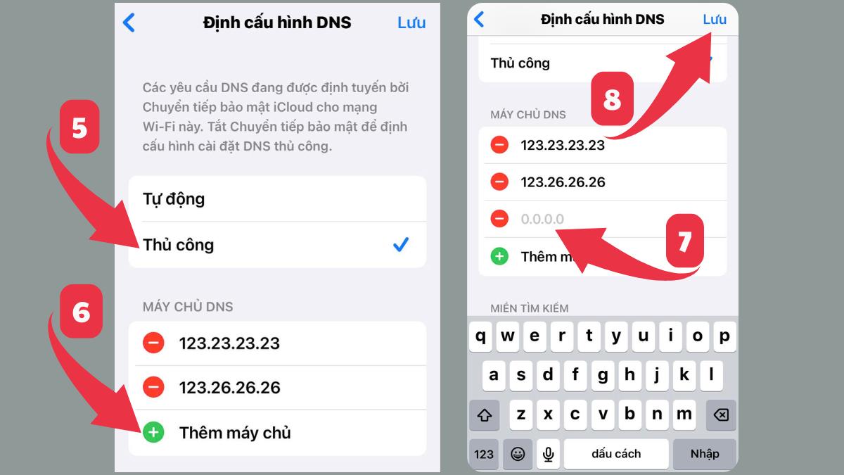 Cách khắc phục lỗi điện thoại bắt WiFi yếu - đổi DNS - Bước 3