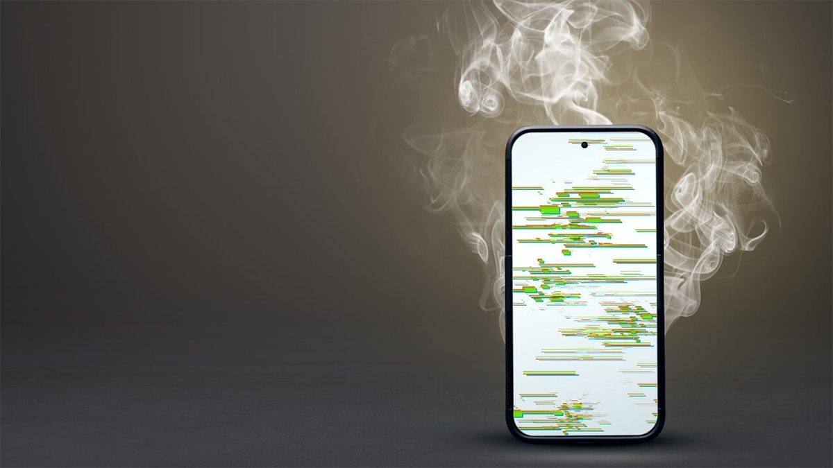 Nguyên nhân điện thoại bị cháy màn hình do nhiệt độ