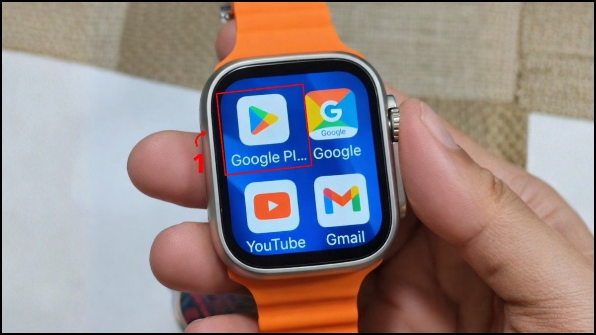 Cách tải và chơi game trên đồng hồ thông minh - bước 1