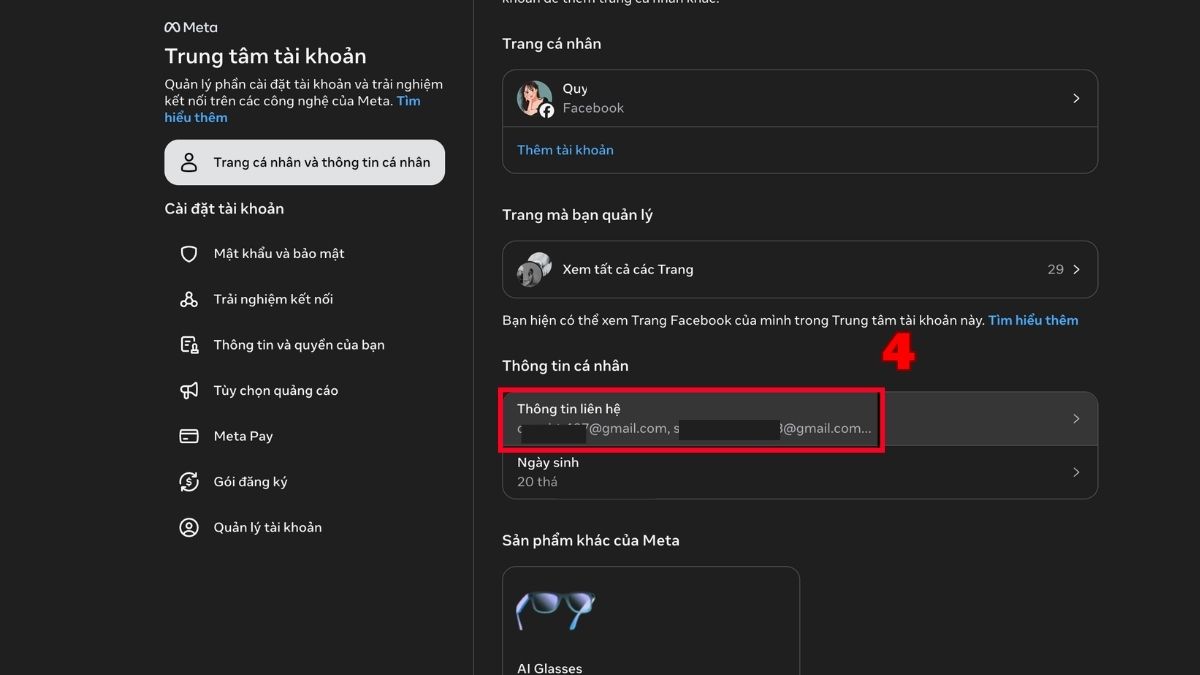 Cách lấy lại tài khoản Facebook bị hack đổi email - bước 3