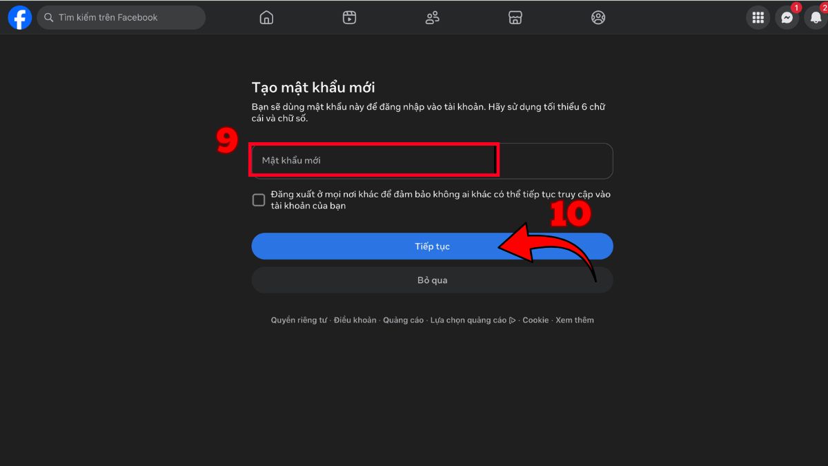 Cách lấy lại tài khoản Facebook bị hack và không đăng nhập được - bước 5