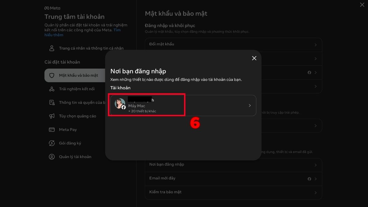 Cách kiểm tra Facebook có bị hack hay không - bước 4