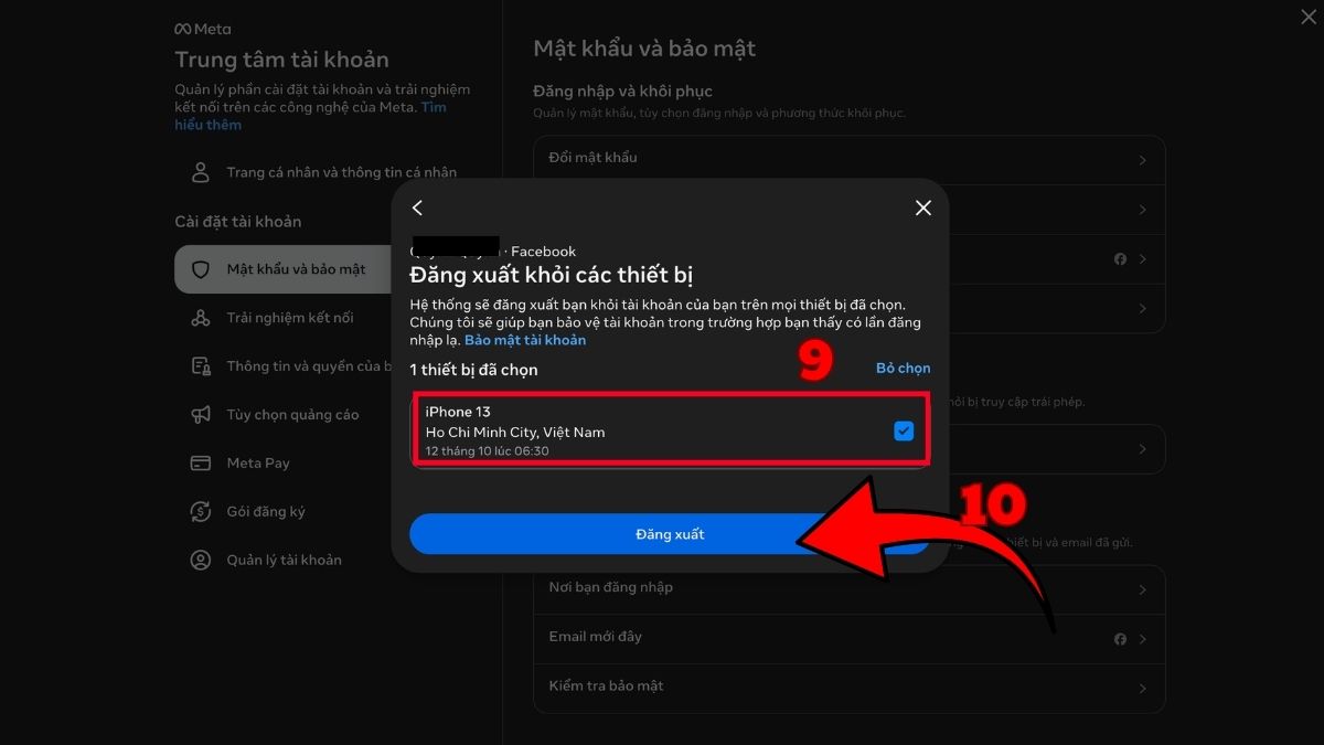 Cách kiểm tra Facebook có bị hack hay không - bước 6