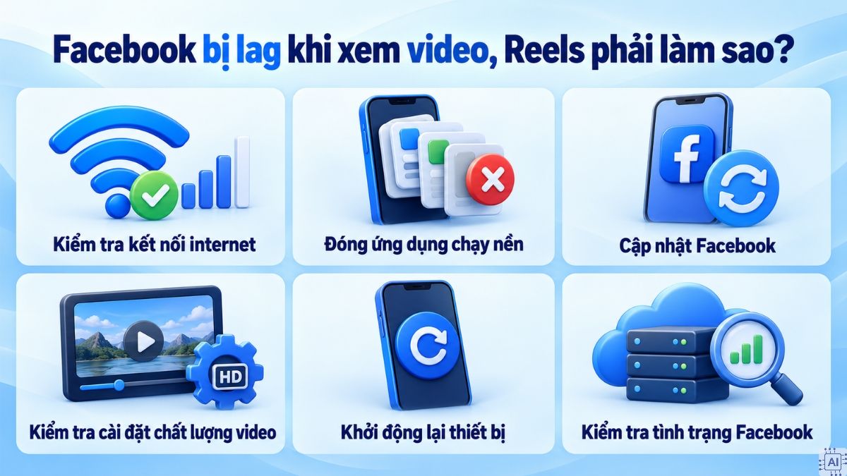 Facebook bị lag khi xem video, Reels phải làm sao?
