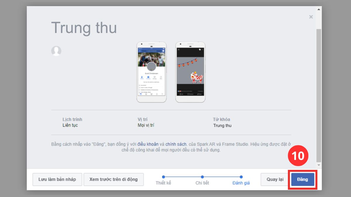 Cách tạo khung Avatar với tính năng Frame Studio trên Facebook - bước 5