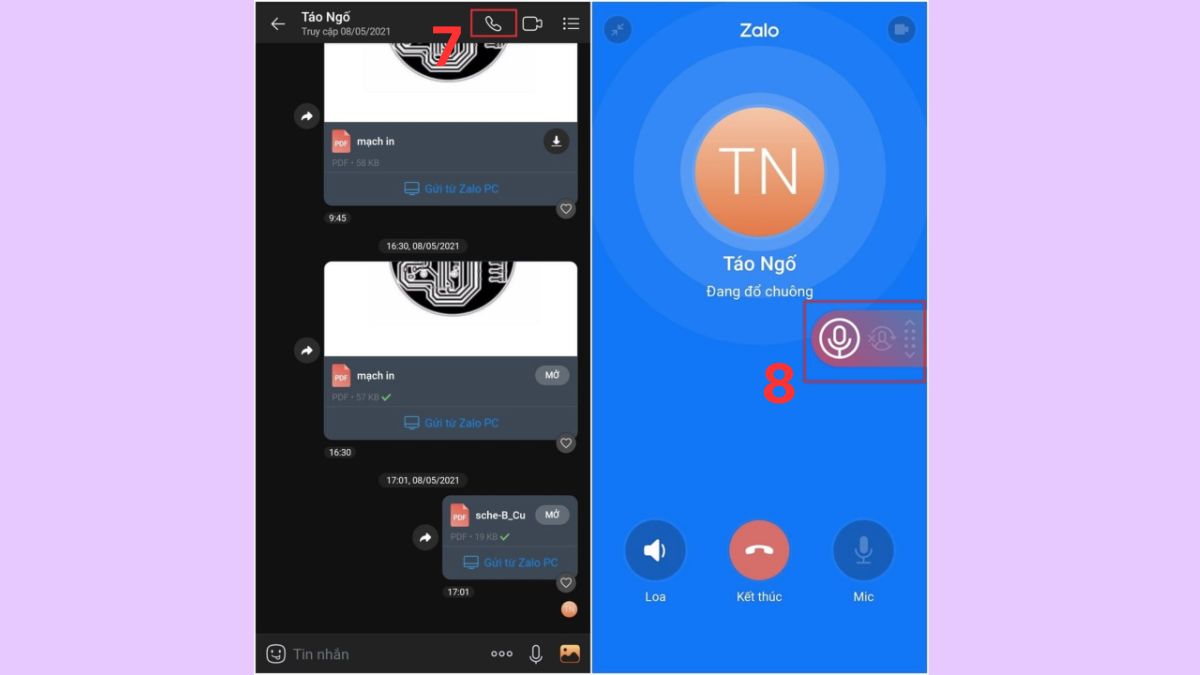 Cách ghi âm cuộc gọi Zalo trên Samsung với app Cube ACR - bước 4