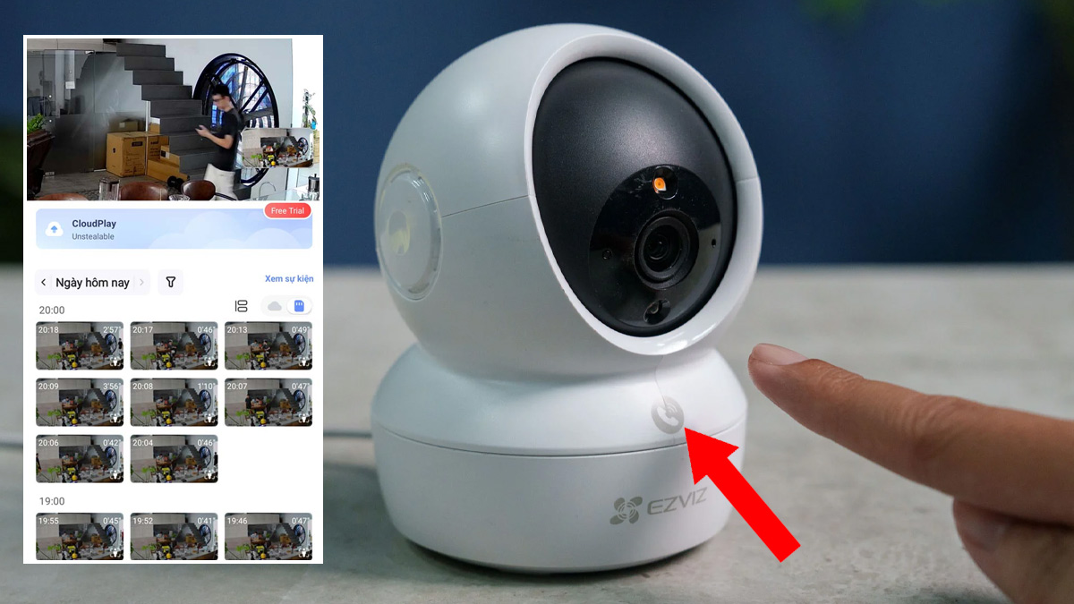 Cách thức hoạt động của gọi 1 chạm trên camera