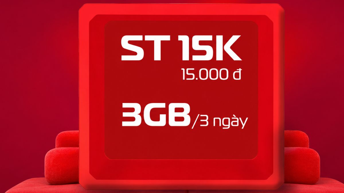 Gói ST15K Viettel ưu đãi 3GB trong 3 ngày