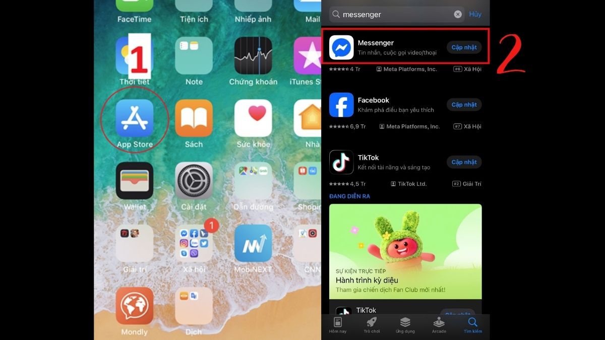 Cách khắc phục gọi Messenger không có tiếng trên iPhone - cập nhật iOS và messenger