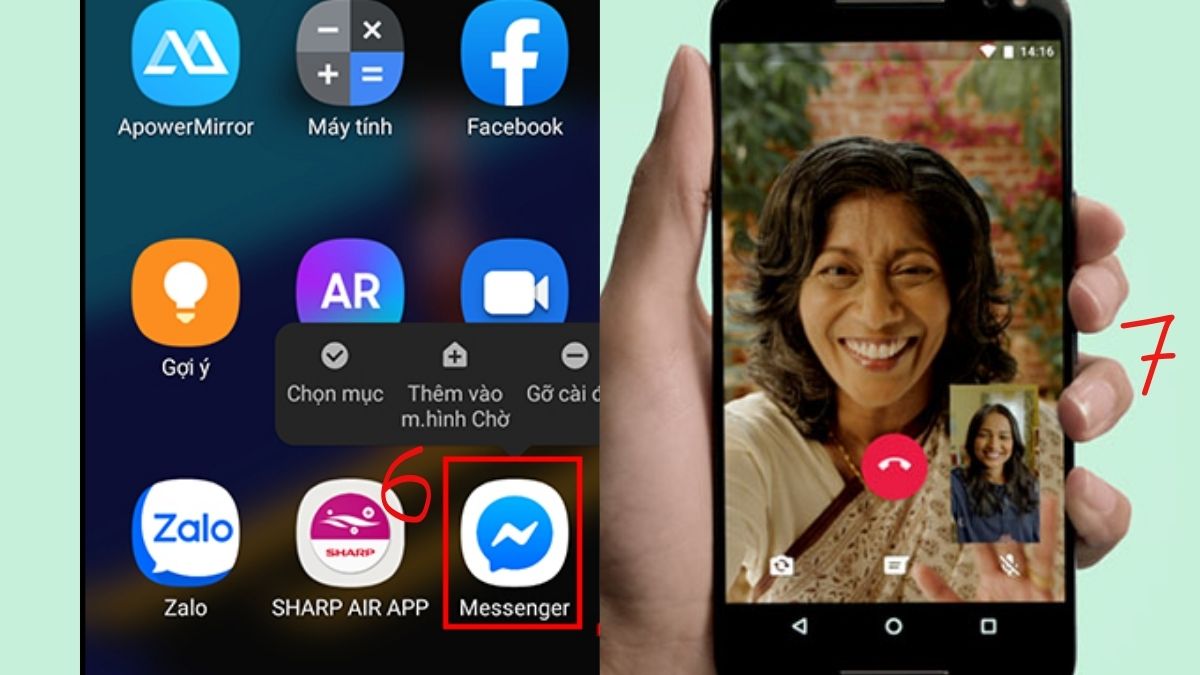 Cách khắc phục gọi Messenger không có tiếng trên Android -  cấp quyền micro - bước 3