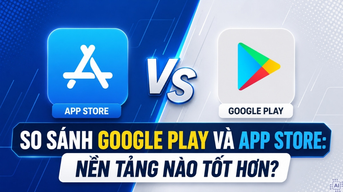 So sánh Google Play và App Store: Nền tảng nào tốt hơn?