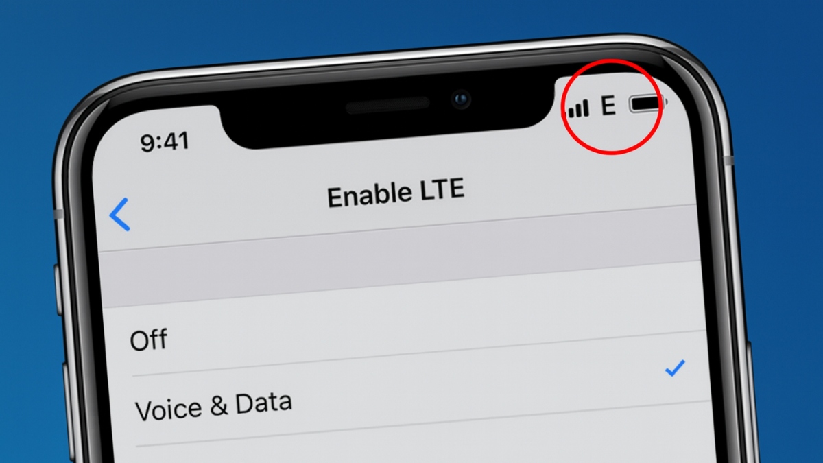Nguyên nhân mạng 4G hiện chữ E