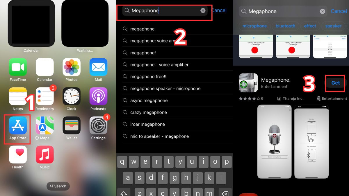 Hướng dẫn hát karaoke bằng điện thoại và loa Bluetooth - điện thoại biến thành micro - bước 1