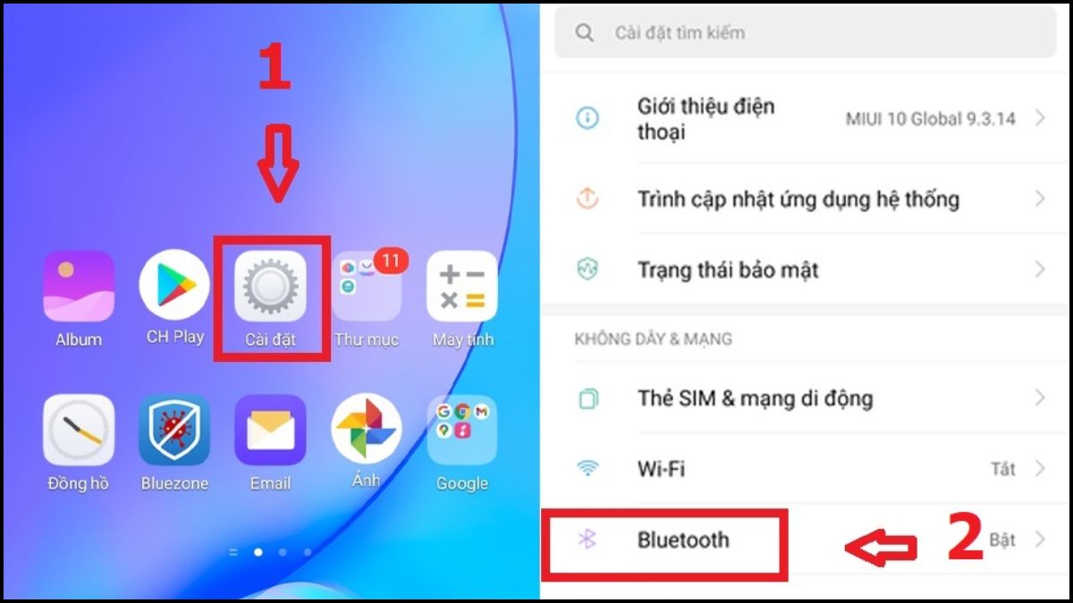 Cách kết nối loa Bluetooth với điện thoại Android - bước 1