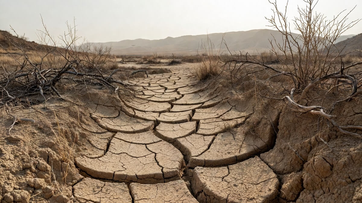 Hình ảnh hạn hán và sa mạc hóa - 1